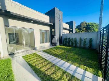 Casa · 2 Quartos · 1 Vaga · Casa Nova Com Suíte, Churrasqueira e Amplo Terreno na Barra do Saí!