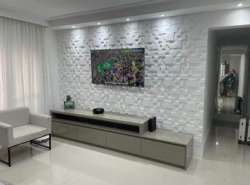 Apartamento · 128m² · 3 Quartos · 3 Vagas · Apartamento com 3 Suítes e 3 Vagas à Venda no Condomínio Paris – 128m² no Centro de Santo André