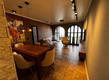 Apartamento · 110m² · 3 Quartos · 1 Vaga · Apartamento 3 dormitórios (sendo 2 suítes + banho social) mobiliado, reformado e com sacada de frent