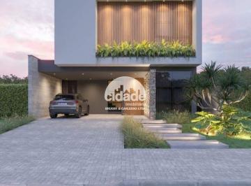 Casa · 254m² · 2 Vagas · Sobrado em condomínio fechado com 4 suítes, design moderno e conforto absoluto