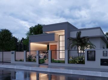 Casa · 108m² · 3 Quartos · 1 Vaga · Moderna Casa Alto Padrão com 3 Quartos (1 Suíte) em Santo Amaro da Imperatriz/SC: PRESENTE EXCLUSIVO