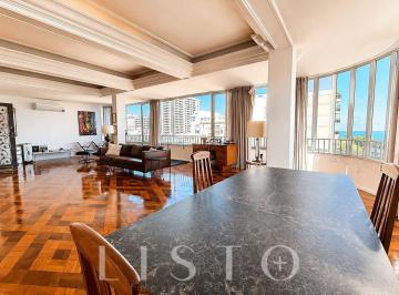 Apartamento · 344m² · 5 Quartos · 1 Vaga · Seleto Apartamento Vista Mar Reformado entre o Posto 8 de Ipanema e 6 de Copacabana | 344 m² | 5 Qua