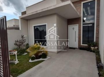 Casa · 48m² · 3 Quartos · 1 Vaga · Casa com 3 dormitórios à venda no bairro Gralha Azul | Fazenda Rio Grande PR