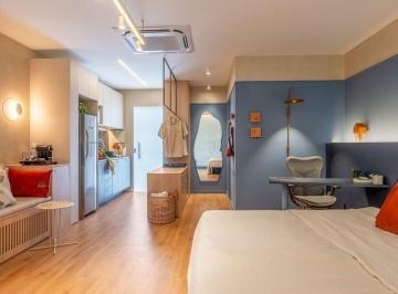 Apartamento · 33m² · 1 Quarto · 1 Vaga · Studio 33m² com varanda em condomínio com rooftop e coworking