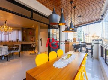 a49089b9688f33eb9983e8083484b92d4a883672 · Apartamento com 3 dormitórios à venda, 283 m² por R$ 2.990.000,00 - Boqueirão - Santos/SP