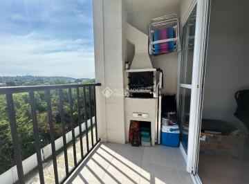Apartamento · 51m² · 2 Quartos · 1 Vaga · Apartamento no Operário/NH 2 dor. com sacada c/churr ,garagem, cond.com piscina ,s.festas, elevador