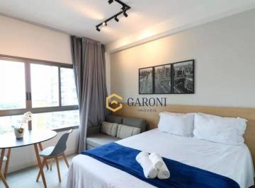 720a5e3eb9ac687018a8a6847b30695c32890d2d · Apartamento no Highlights Campo Belo | Mobiliado | 12º andar - 29 m² Estúdio – Excelente investiment