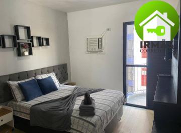 Apartamento · 40m² · 1 Quarto · 1 Vaga · FlLAT MOBILIADO PRÓXIMO À PRAIA DO GONZAGUINHA EM SÃO VICENTE/SP