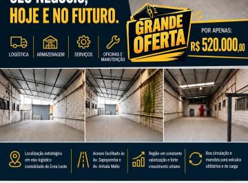 Comercial , São Paulo · GALPÃO NA SAPOPEMBA