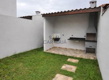 Casa · 78m² · 3 Quartos · 2 Vagas · Casa nova a venda com 3 quartos e churrasqueira em Caraguatatuba