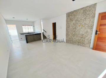 Casa · 84m² · 2 Quartos · 2 Vagas · Condomínio novo a poucos metros da pista no Pontal Santa Marina em Caragua