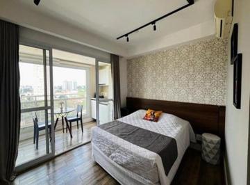 Apartamento de 1 quarto, São Paulo · Studio Mobiliado com Varanda e 1 Vaga no Campo Belo — Pronto para Morar ou Investir