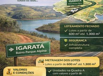 Terreno , Igaratá · Oportunidade de ter sua casa na represa
