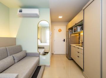 Apartamento de 1 quarto, Curitiba · Studio mobiliado e decorado no Edifício Muv Residence,