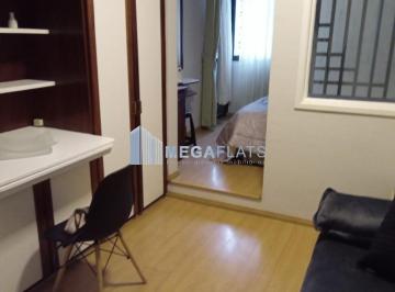 Foto 01 · Apartamento para locação em Cerqueira César, São Paulo-SP: 1 quarto, 1 sala, 1 banheiro, 1 vaga, 28,