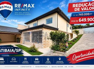 Casa · 316m² · 4 Quartos · 8 Vagas · Casa a Venda no Jardim Estancia Brasil, Atibaia