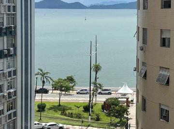 Apartamento de 1 quarto, Santos · Apartamento com 1 quarto com sacada vista mar permanente e à venda em Ponta da Praia