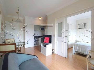Apartamento · 35m² · 1 Quarto · 1 Vaga · Apartamento em Jardim Paulistano, São Paulo/SP de 35m² 1 quartos para locação R$ 3.200,00/mes