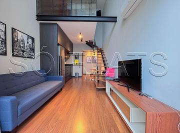 Apartamento · 45m² · 1 Quarto · 1 Vaga · Apartamento em Cidade Monções, São Paulo/SP de 45m² 1 quartos para locação R$ 4.990,00/mes