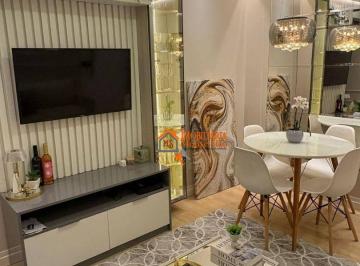 Apartamento · 55m² · 2 Quartos · 1 Vaga · Apartamento em Jardim Odete, Guarulhos/SP de 55m² 2 quartos à venda por R$ 395.000,00