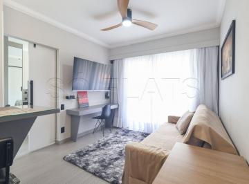 Apartamento · 33m² · 1 Quarto · 1 Vaga · Flat em Indianópolis, São Paulo/SP de 33m² 1 quartos para locação R$ 3.149,00/mes