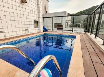 Apartamento · 300m² · 5 Quartos · 2 Vagas · Cobertura em Barra Funda, Guarujá/SP de 300m² 5 quartos à venda por R$ 2.000.000,00