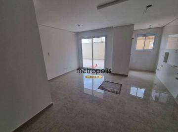 Sala · Apartamento Garden com 2 dormitórios à venda, 90 m² por R$ 468.000,00 - Parque das Nações - Santo An