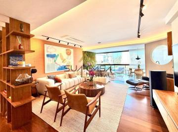 Apartamento · 182m² · 4 Quartos · 3 Vagas · Barra da Tijuca | Oceanfront | Apartamento reformado e decorado 4 quartos, sendo 3 suítes