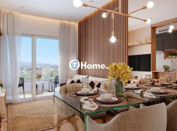 Apartamento · 51m² · 2 Quartos · 2 Vagas · Apartamento novo, 2 dorm com sacada e churrasqueira e 2 vagas - Jardim Planalto