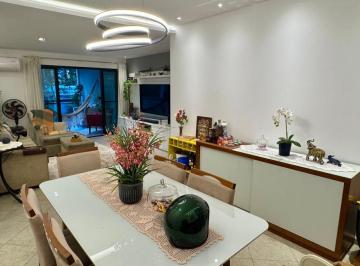 Apartamento 134m² Venda Recreio dos Bandeirantes · Apartamento com 134 m2, 3 suítes, varanda, lavabo, ampla cozinha e área de serviço com banheiro.