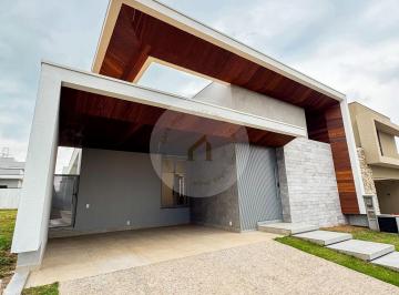 Casa · 212m² · 4 Quartos · 4 Vagas · Santorini Residencial Club - Casa térrea alto padrão com 4 suítes + Escritório