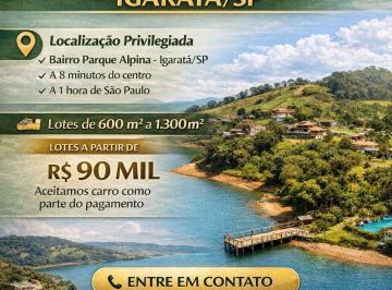 Terreno , Igaratá · Terreno Pé na Água em Igaratá – 500m² de Pura Tranquilidade