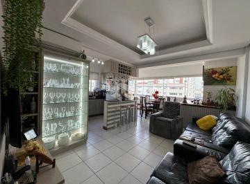 Apartamento · 98m² · 2 Quartos · 1 Vaga · Apartamento 2 dormitórios, mobiliado, sacada com churrasqueira, vista liberada para a praça Flávio B
