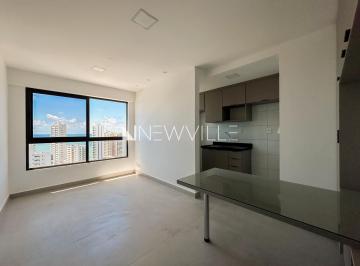 Apartamento · 30m² · 1 Quarto · 1 Vaga · Flat para locação no Studio Jazz Classic, em Piedade – 30m², 1 quarto, a 2 quadras do mar | Jaboatão