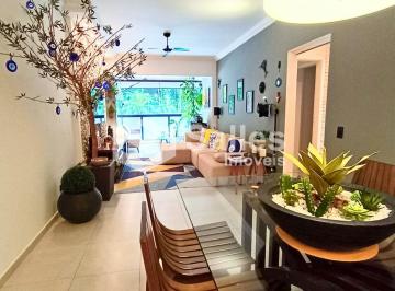 Foto 01 · Apartamento Reformado com Varanda e 2 Vagas – 105m² - Pitangueiras | Guarujá