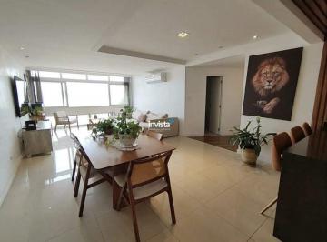 Apartamento · 175m² · 3 Quartos · 2 Vagas · Aluguel: Apartamento Vista Mar, Mobiliado de 3 dorms | 175 m², Jose Menino, Santos 