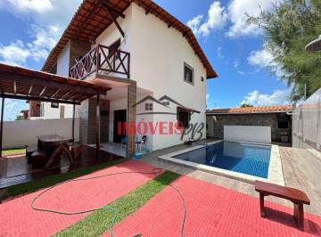 Casa · 150m² · 2 Quartos · 1 Vaga · Casa em Carapibus com vista para o Mar, área gourmet e Piscina
