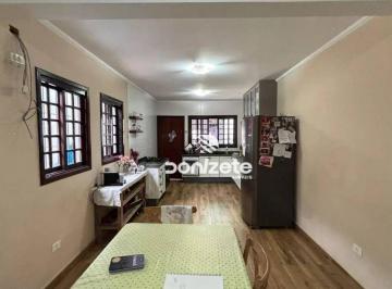 Casa · 230m² · 3 Quartos · 5 Vagas · Sobrado Residencial de 230m² Vila Pires, Santo André – 3 Dorms, 2 Suítes, 5 Vagas e Edicula