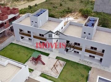 Apartamento · 58m² · 2 Quartos · 1 Vaga · Apartamento com área de lazer completa em Carapibus a 200 metros da pista
