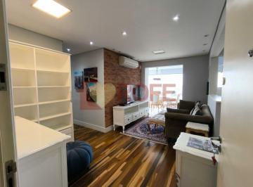 Apartamento · 65m² · 2 Quartos · 1 Vaga · Locação apto mobiliado no Brooklin, 65m², 2 dorms (1 suíte), varanda com churrasqueira, 1 vaga,