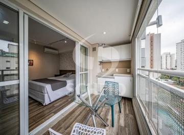 Apartamento · 26m² · 1 Quarto · 1 Vaga · Studio Mobiliado