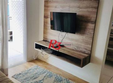 4c490b7172d661a6d31a1b5f0741659e232ebc9f · Apartamento para alugar, 48 m² por R$ 5.000,00/mês - Ponta da Praia - Santos/SP