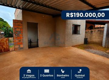 Casa · 275m² · 2 Quartos · 1 Vaga · VENDE-SE CASA NO BAIRRO SAO SEBASTIAO POR R$190.000,00