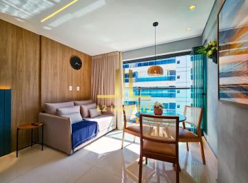 Apartamento · 30m² · 1 Quarto · 1 Vaga · ART STUDIO - 30M² - VISTA MAR - PORTEIRA FECHADA - ARMAÇÃO