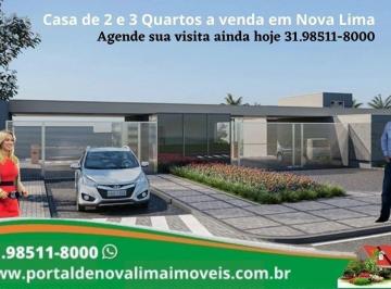 Foto 01 · Casa de 2 quartos e 80 m² a venda condomínio fechado Mirante do Jambreiro em Nova Lima - (Pronta par