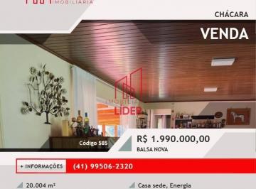 Rural · 75m² · 2 Quartos · 1 Vaga · Chácara de lazer - natureza, conforto e excelente potencial