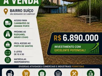 Terreno , São Bernardo do Campo · “Área 2.500 m² | Próx. Antiga Ford | Rodoanel | São Bernardo