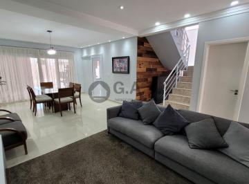 Foto 01 · Casa em condomínio no Alto da Boa Vista, Sorocaba-SP: 3 quartos, 3 suítes, 2 salas, 5 banheiros, 4 v