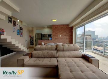 Apartamento de 1 quarto, São Paulo · BROOKLIN DUPLEX 84m² / 1 SUÍTE / LAVABO / TERRAÇO / AR-COND. / 1 VAGA / TERRAÇO COM PÉ DIREITO DUPLO