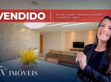 Apartamento de 4 quartos, Águas Claras · Residencial Península | Vista para o Lazer | Varanda Gourmet | Planta Ampla | 2 Vagas | 4 Quartos
